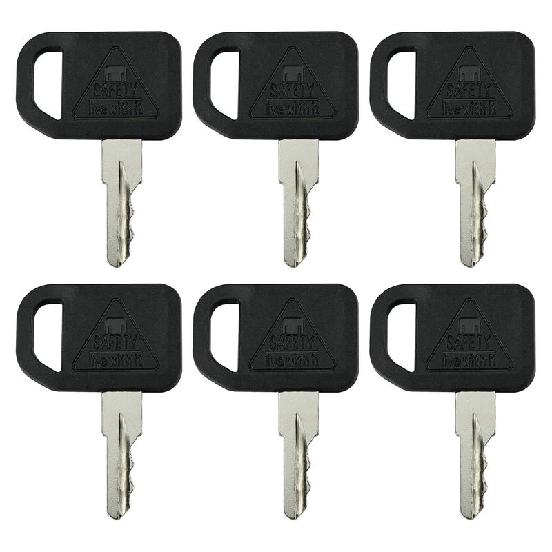 gradora AM131841 6PCS Ignition Keys Replacement for John Dee-re 300 400 X400 X700 GT235 GX LX CS CX Gator TS HPX Mower Tractors Series - Image 1